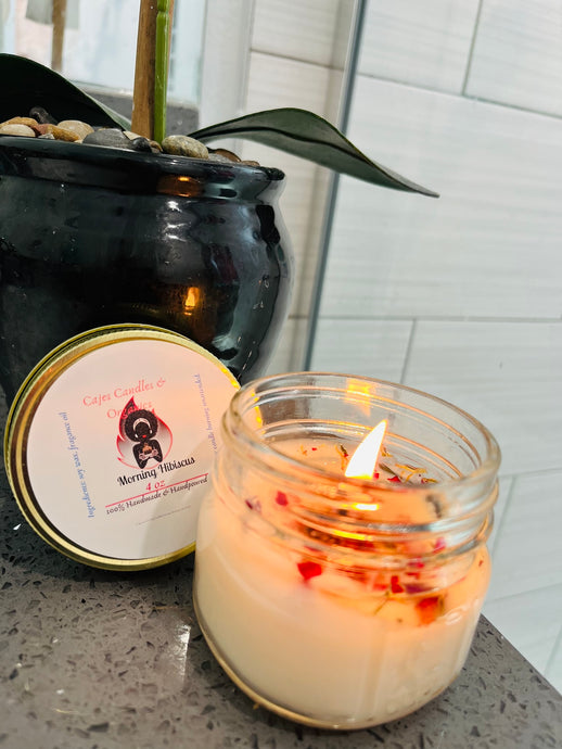 Morning Hibiscus - CaJes Candles & Organics 